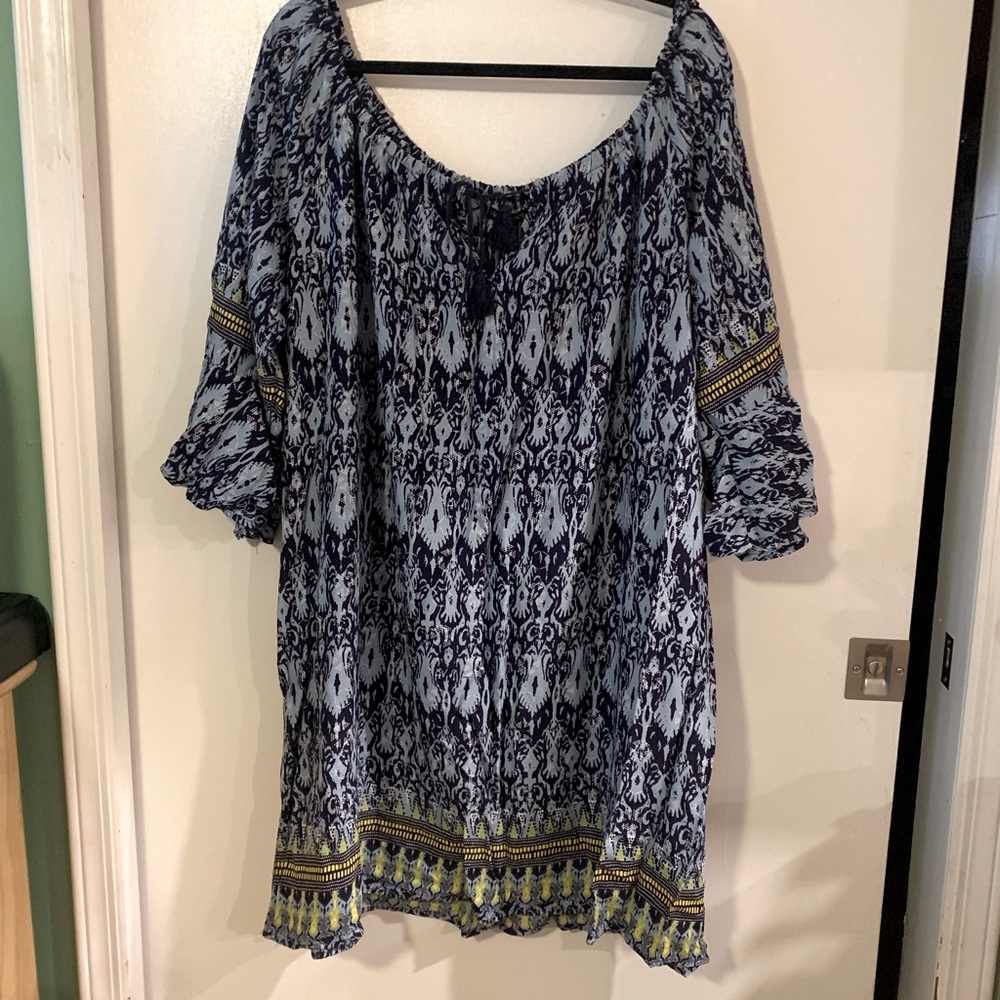 COPY - New Look - Off the shoulder plus size dress - 3X